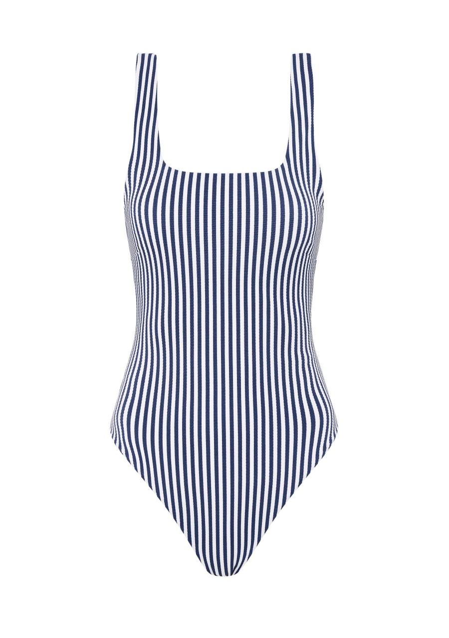 Women Fella | Harvey Specter Full Piece Navy Stripe