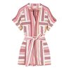 Women Fella | Ilio Nema Orpheus Playsuit Coral Fez Stripe