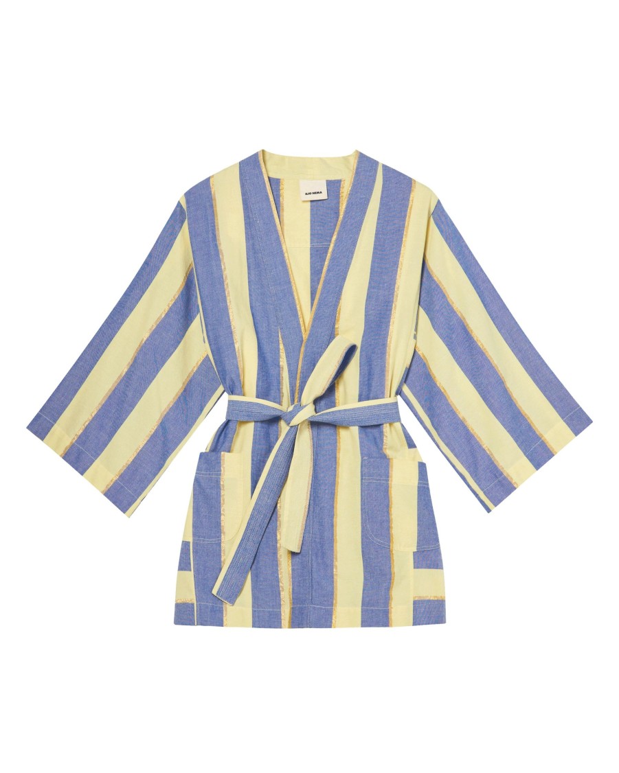 Women Fella | Ilio Nema Ariane Kimono Robe Xania Stripe