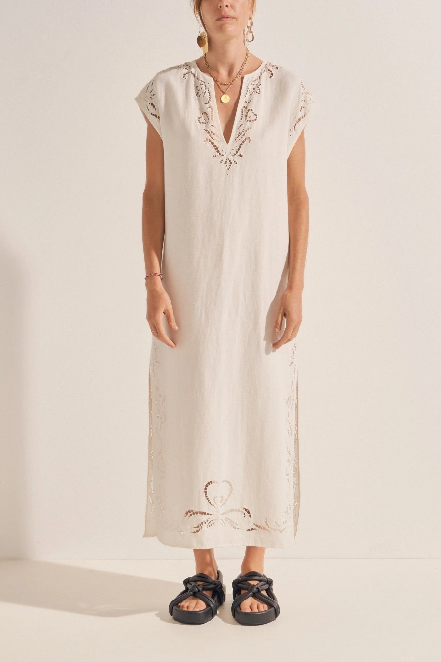 Women Fella | Ilio Nema Phanes Caftan White