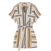 Women Fella | Ilio Nema Orpheus Playsuit Blue Fez Stripe